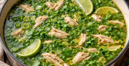Cilantro and Lime Chicken Soup